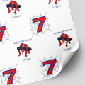 Spiderman Birthday Wrapping Paper