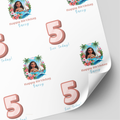 Moana Birthday Wrapping Paper