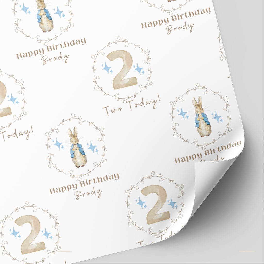 Peter Rabbit Birthday Wrapping Paper