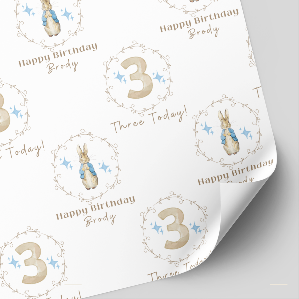 Peter Rabbit Birthday Wrapping Paper