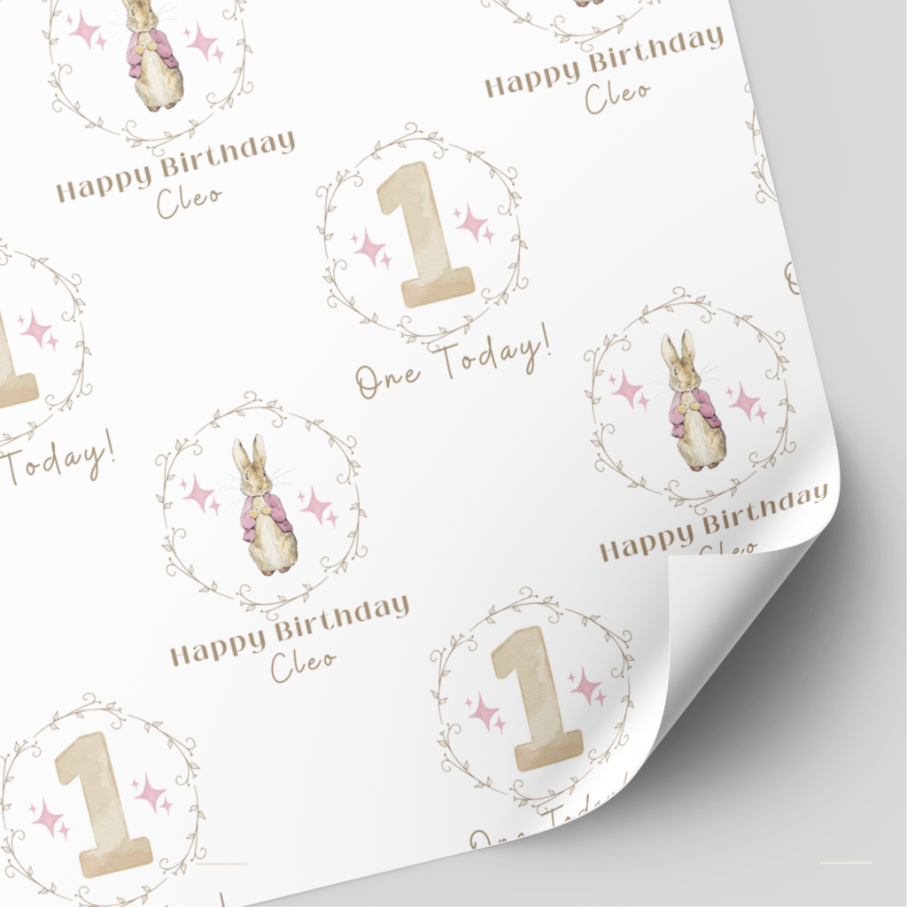 Peter Rabbit Birthday Wrapping Paper