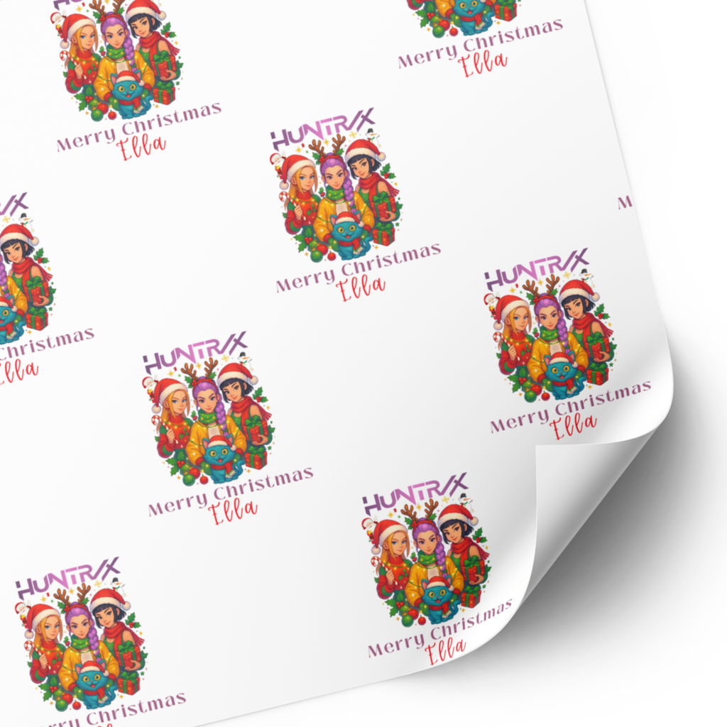 KPop Demon Hunters Christmas Wrapping Paper