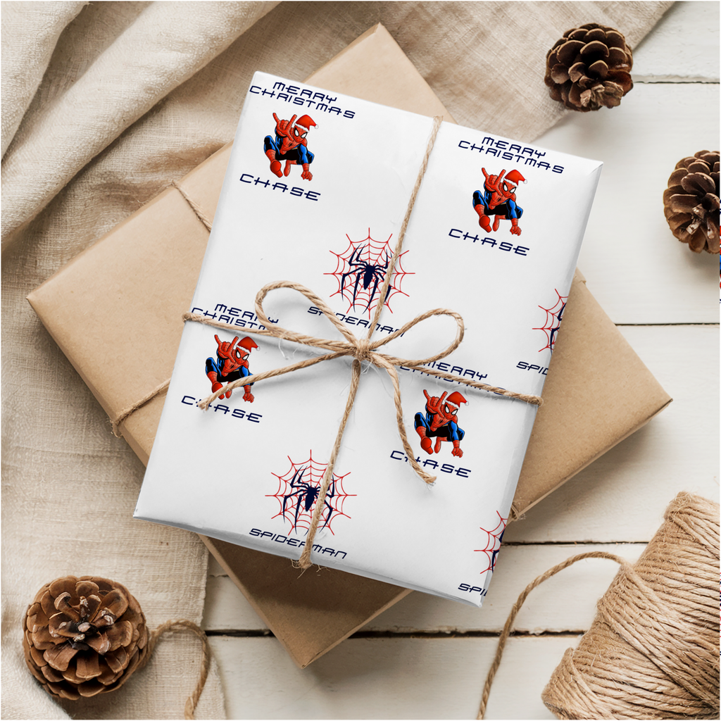 Spiderman Christmas Wrapping Paper