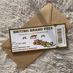 Personalised Grand Prix Foil Ticket