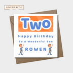 Blippi Birthday Card