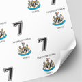 Newcastle United Football Birthday Wrapping Paper
