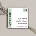 Sage Green Save The Date Cards | SRP SQ3