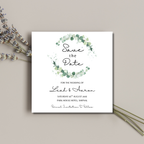 Floral Square Save The Date Cards | SRP SQ2