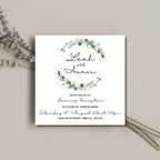 Floral Square Evening Reception Invitation | SRP SQ2
