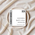 Grey Save The Date Cards | SRP SQ4
