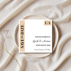 Beige Save The Date Cards | SRP SQ6