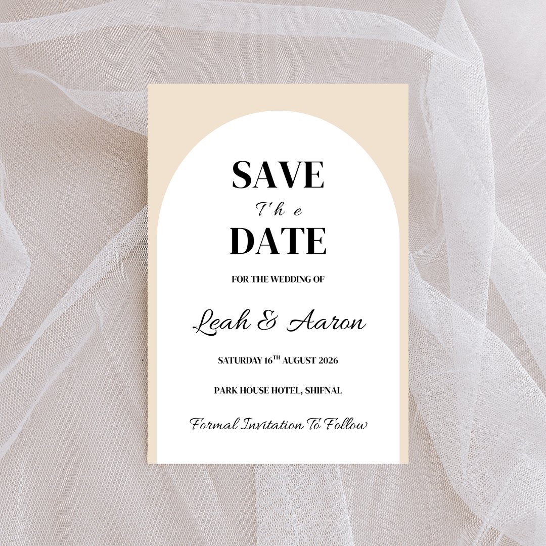 Nude Save The Date Cards | SRP11