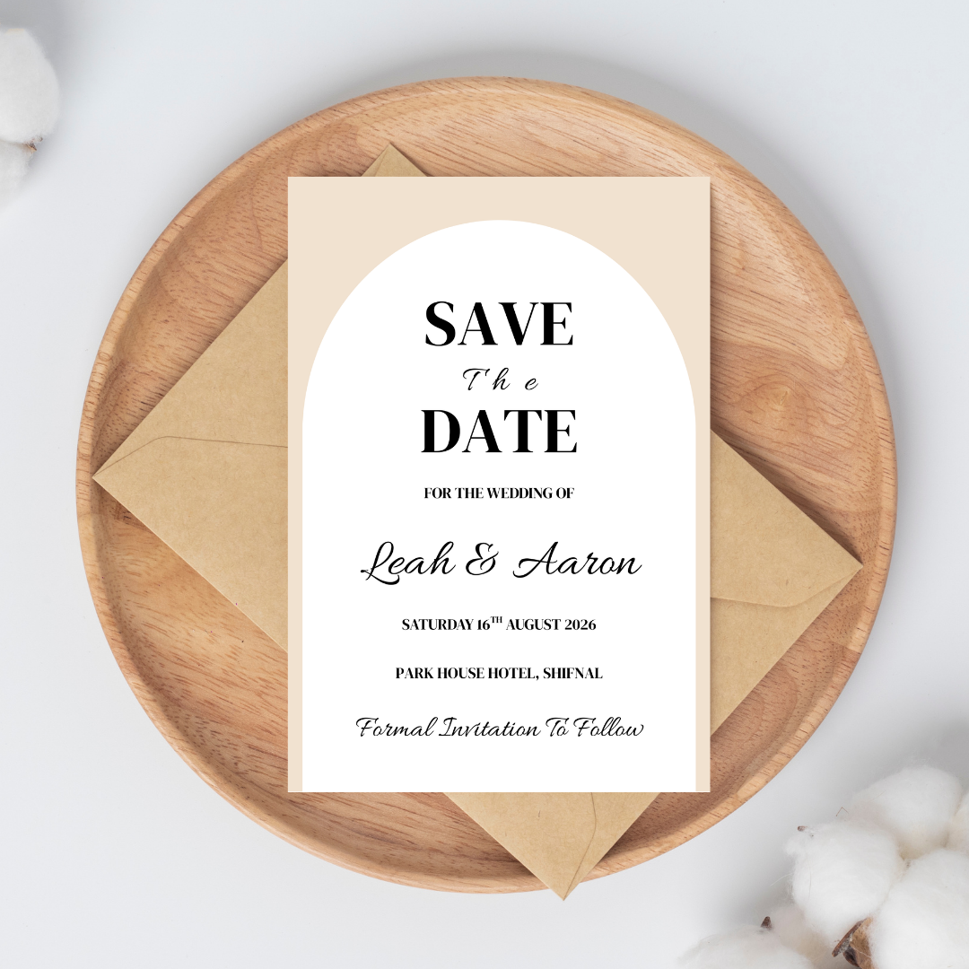 Nude Save The Date Cards | SRP11