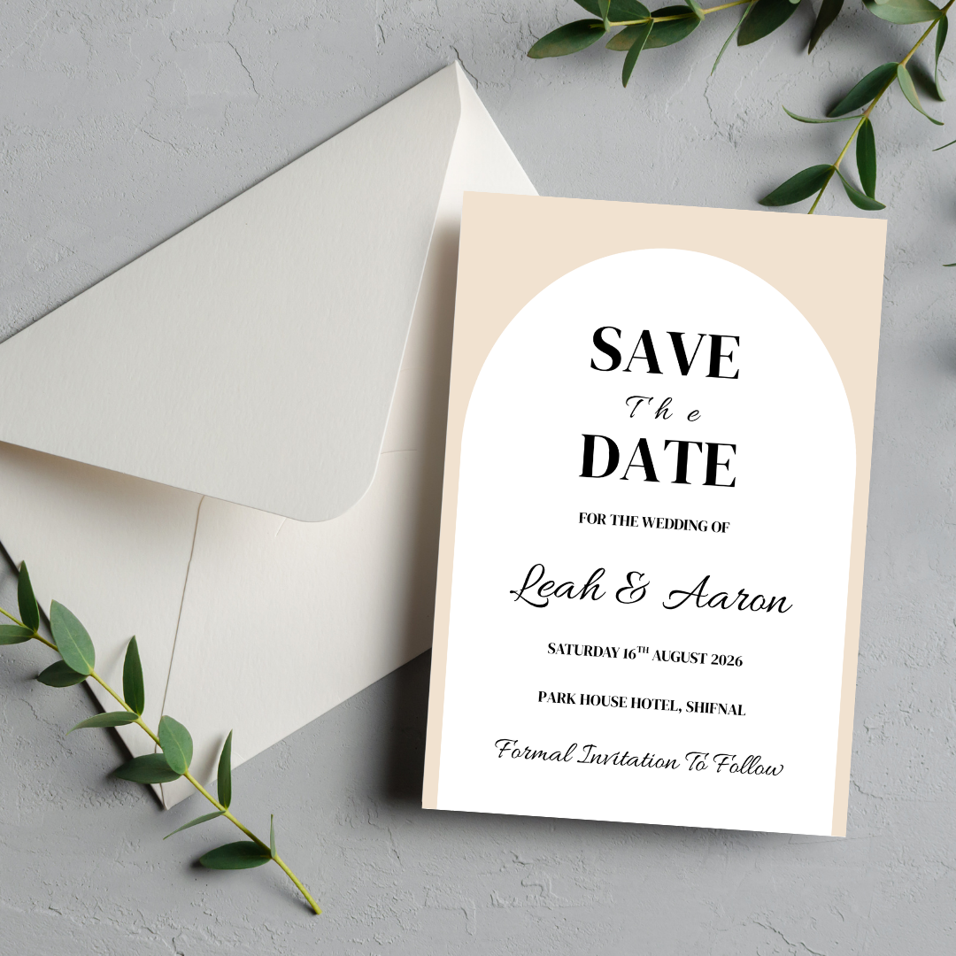 Nude Save The Date Cards | SRP11