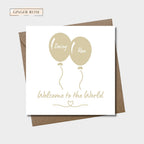 Welcome To The World Balloon Card