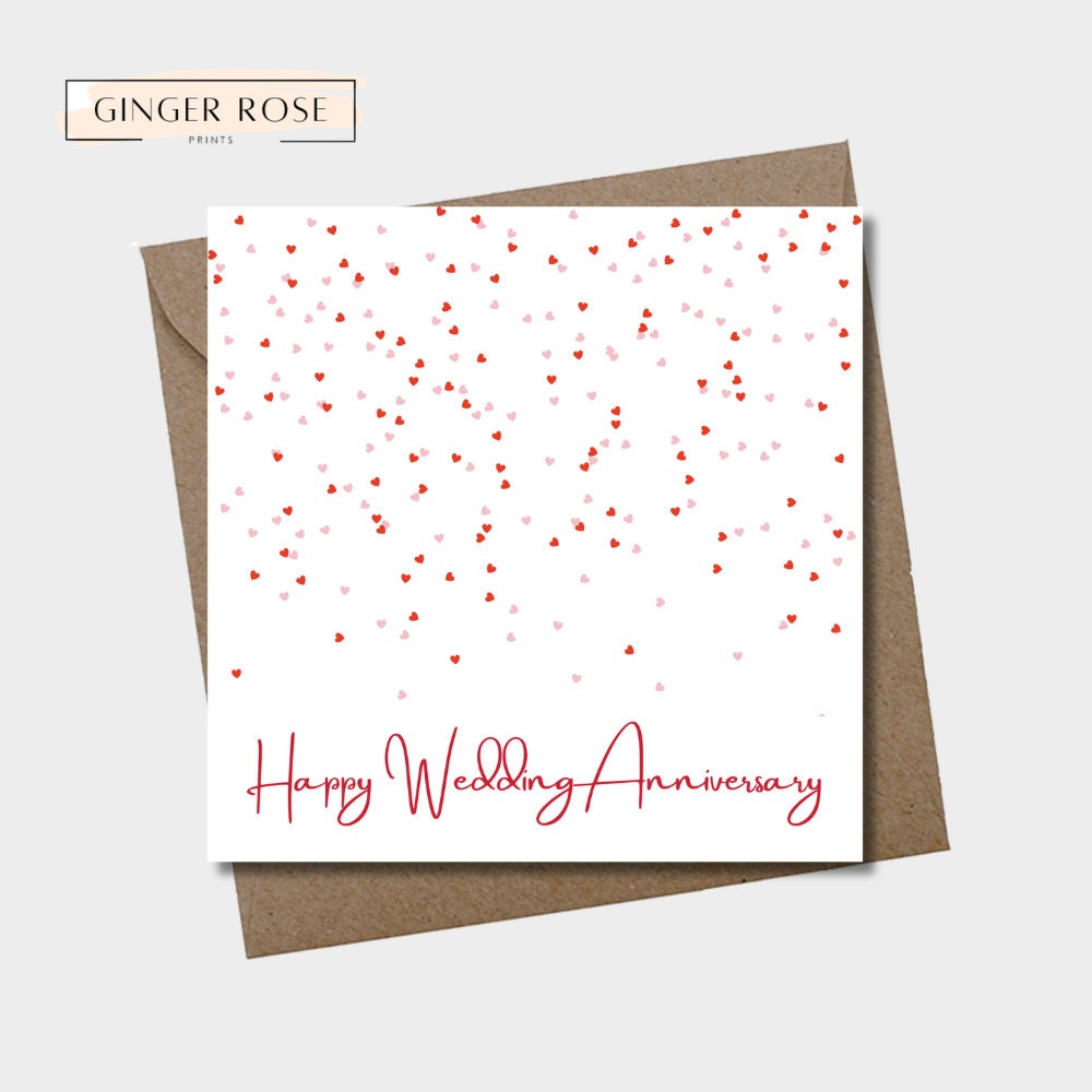 Happy Wedding Anniversary Card