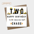 Construction Birthday Card