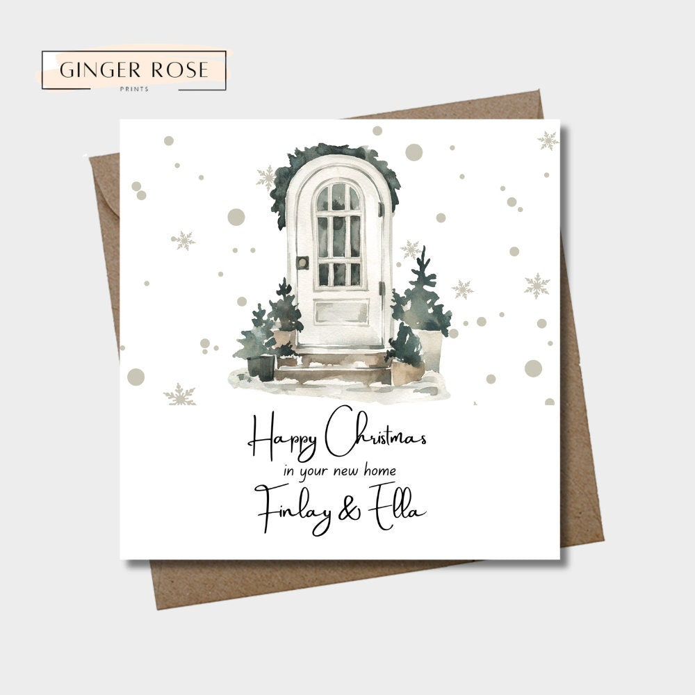 Happy Christmas In Your New Home | Couple Christmas Card