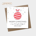 Personalised Merry Christmas Special Family | Bauble Christmas Card
