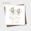 Merry Christmas For A Special Couple Card | Snowman Christmas Card