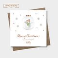 Snowman Snow-globe Card For Daughter, Granddaughter, Goddaughter, Niece, Cousin, Sister