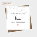 Sending Lots Of Love Christmas Card | Love Christmas Card