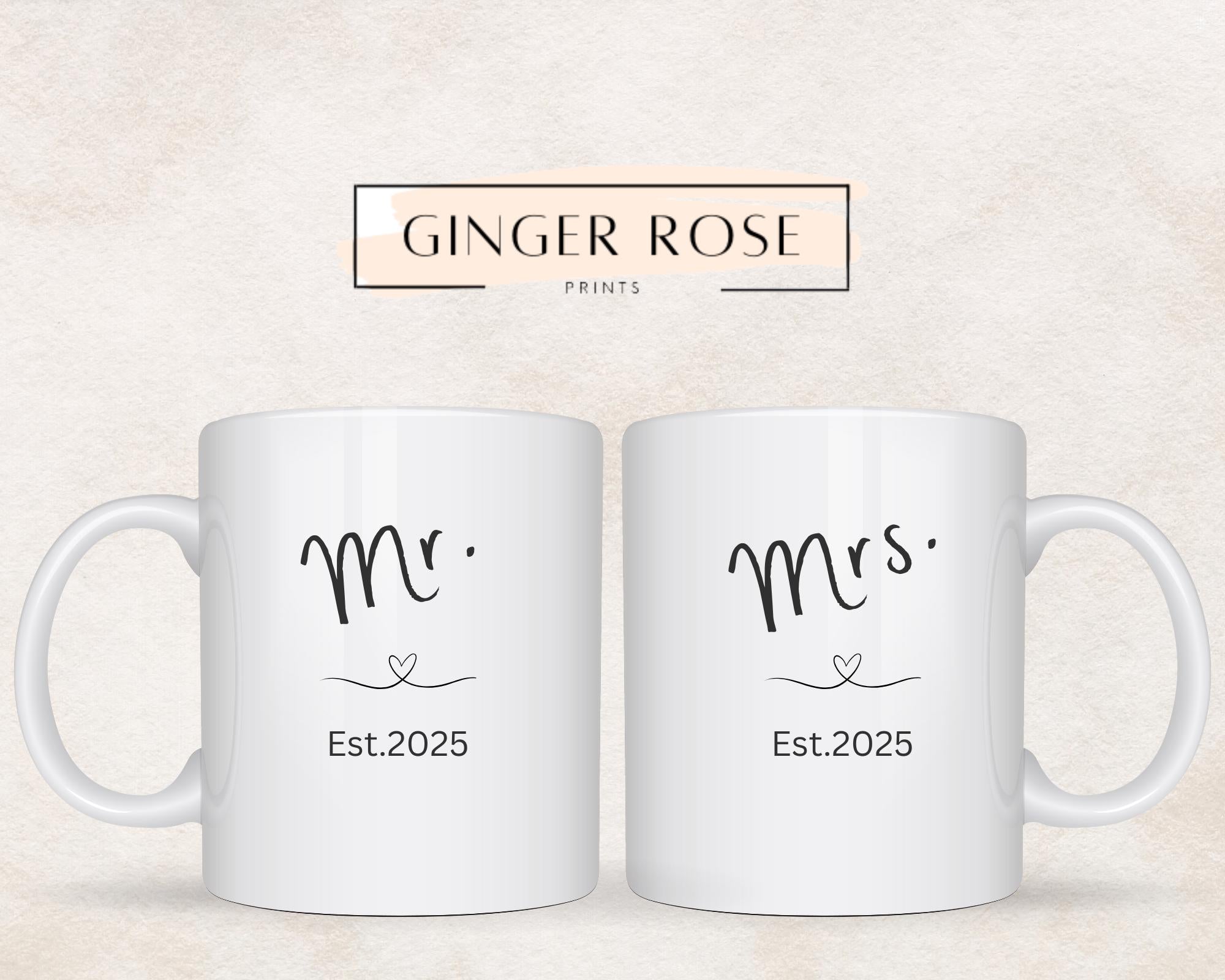 Mr and Mrs Mugs: Wedding Gift Idea