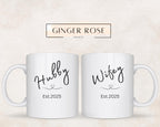 Hubby and Wifey Mugs: Wedding Gift Idea