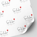 Son/Son In Law Balloon Birthday Wrapping Paper
