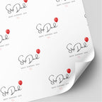 Dad/Step Dad/Father In Law Balloon Birthday Wrapping Paper