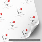 Son/Son In Law Balloon Birthday Wrapping Paper