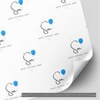Son/Son In Law Balloon Birthday Wrapping Paper