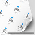 Hubby/Hubby To Be Balloon Birthday Wrapping Paper