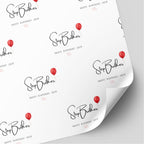 Brother/Brother In Law/Step Brother Balloon Birthday Wrapping Paper