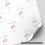 Birthday Wine Cheers Wrapping Paper