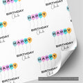 Happy Balloon Birthday Wrapping Paper