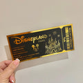 Personalised Disneyland Foil Ticket