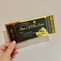 Personalised Cruise Foil Ticket