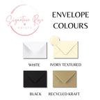 3 Piece Grey Colour Block Wedding Invitation Set | SRP6